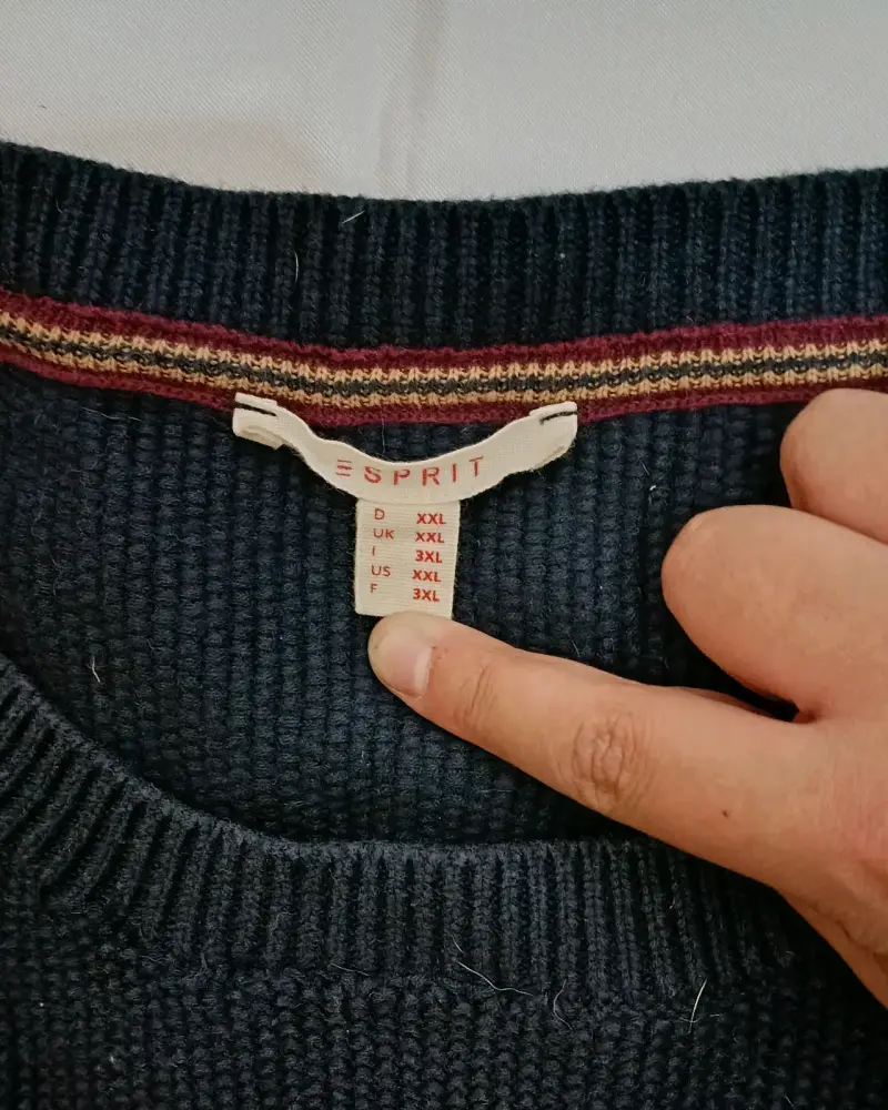 Suéter azul marino Esprit para hombre talla XXL - 2