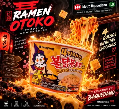 Ramen Samyang de 4 Quesos Picante - miniatura 1