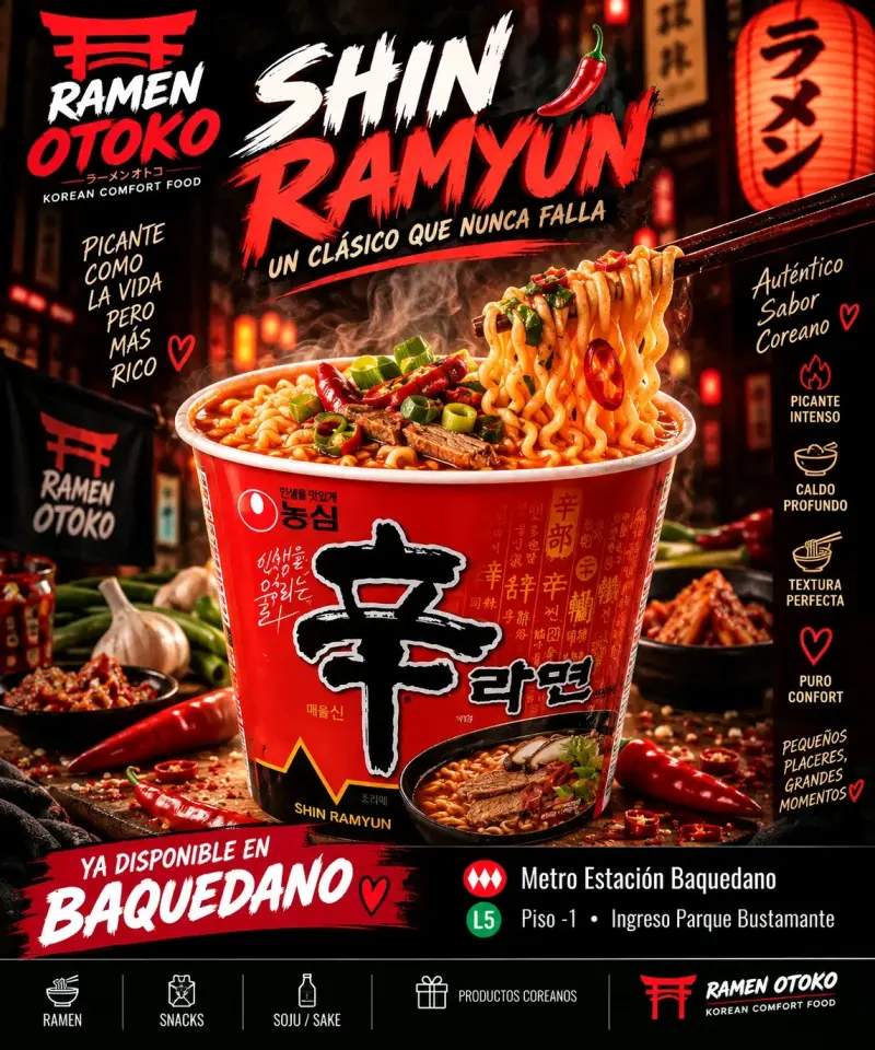 Ramen Samyang de 4 Quesos Picante - 4