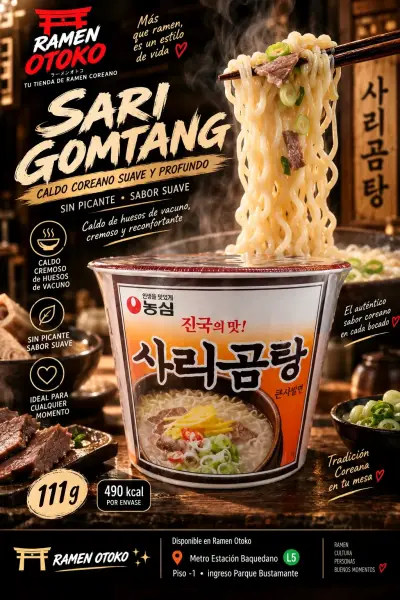 Ramen coreano variado Ramen Otoko - miniatura 3