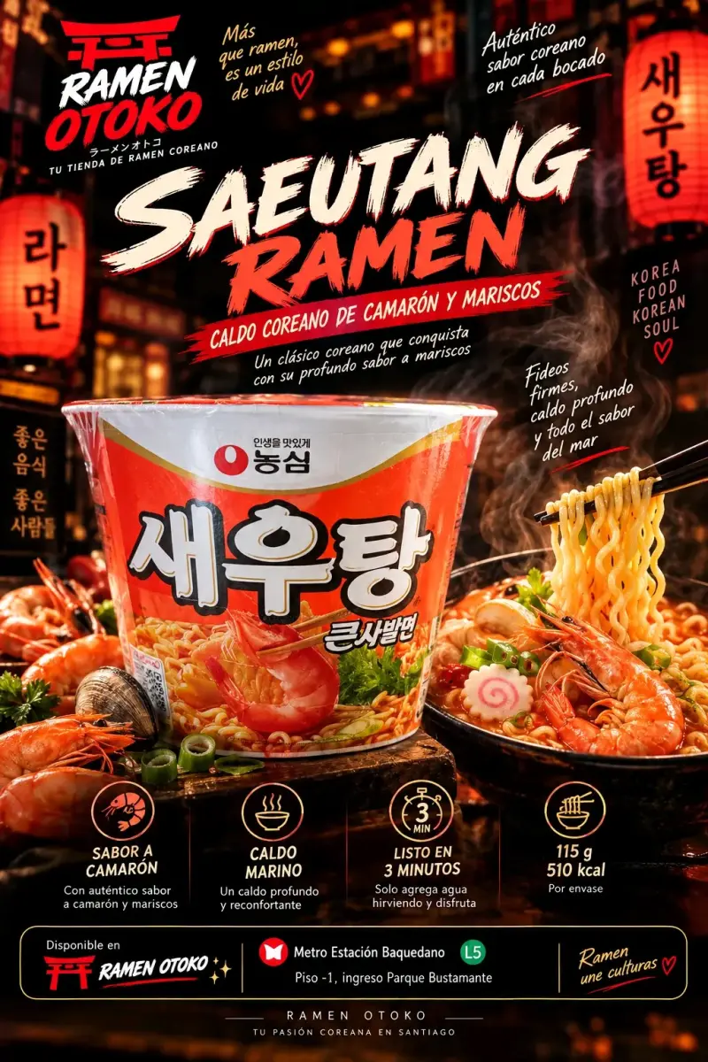 Ramen coreano variado Ramen Otoko - 5