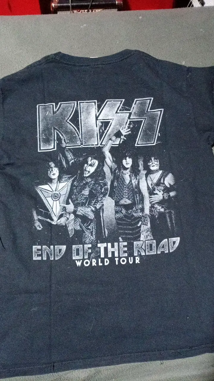 Polera KISS End of the Road Tour Negra Talla M - 4