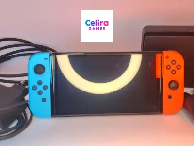 Nintendo Switch oled desbloqueada 128gb - miniatura 3