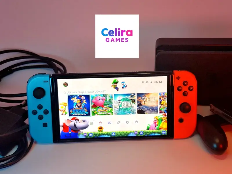 Nintendo Switch oled desbloqueada 128gb - 4