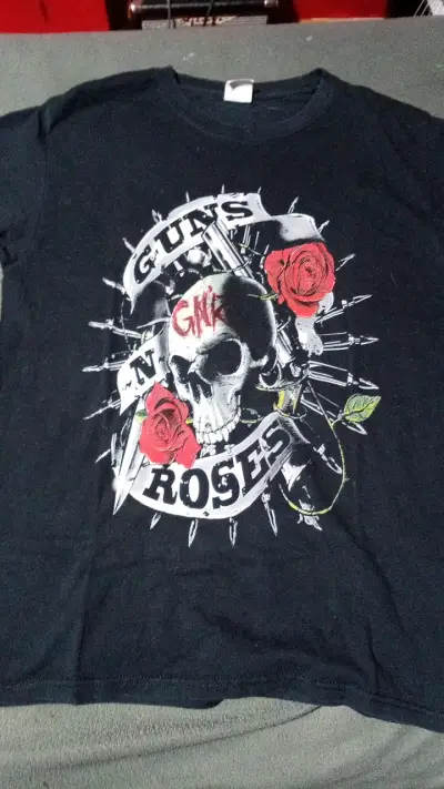 Polera Guns N' Roses negra de algodón - miniatura 1
