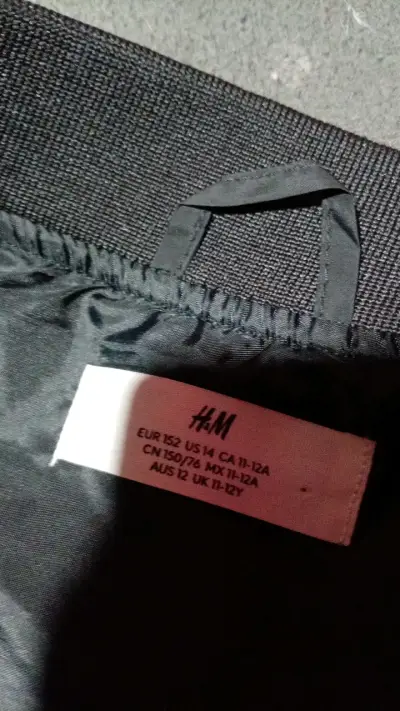 Chaqueta bomber negra para niña H&M - miniatura 2