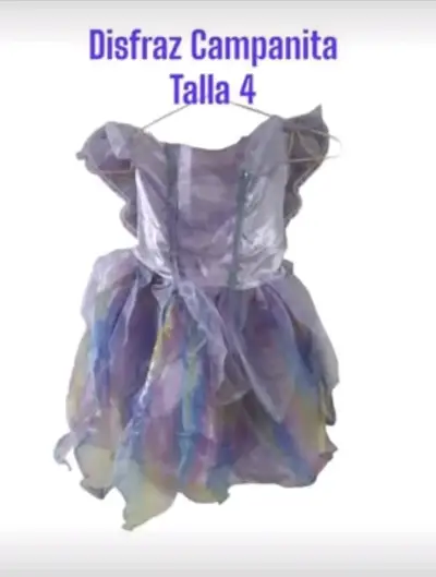 Disfraz de princesa mariposa - Talla 4 - miniatura 1