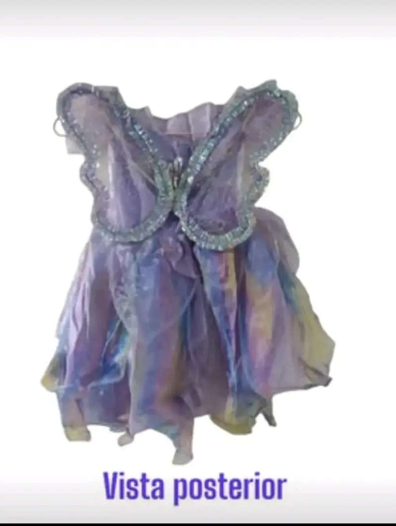 Disfraz de princesa mariposa - Talla 4 - 2