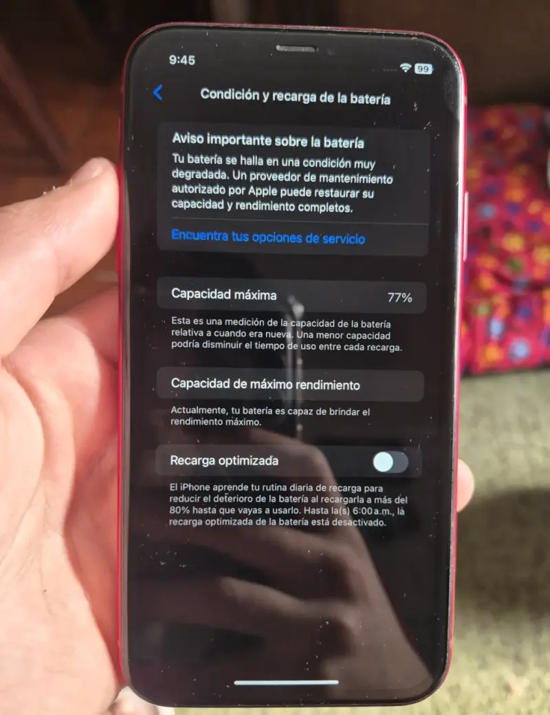 iPhone XR rojo 128GB - 3