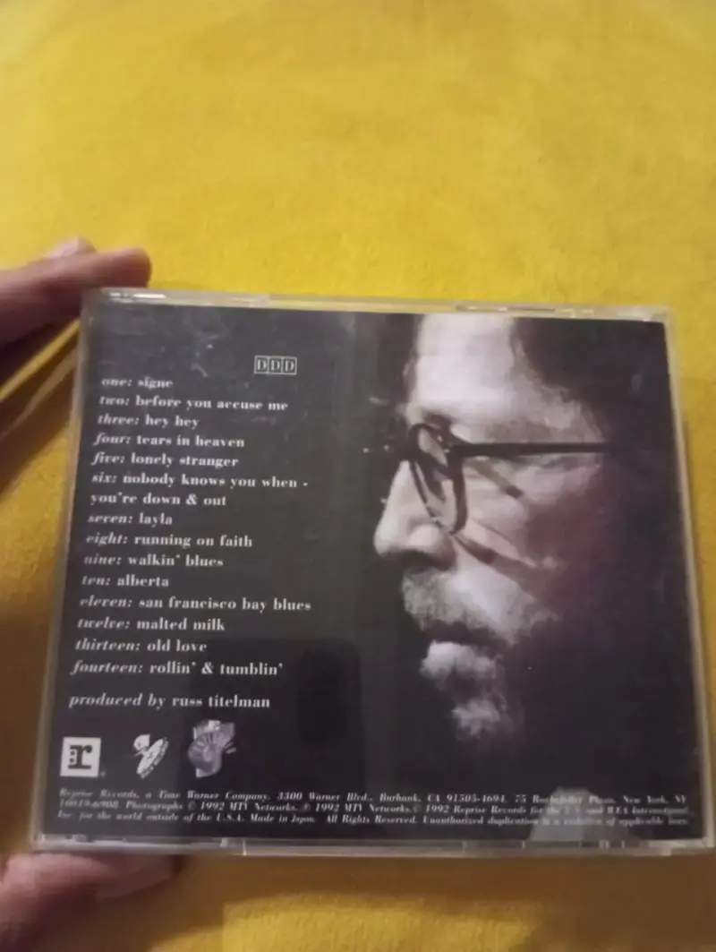 CD Eric Clapton - Unplugged (Edición Japonesa Warn - 2