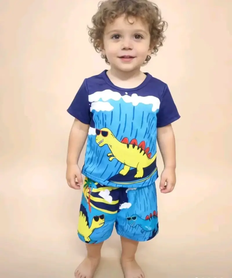 Conjunto infantil con estampado de animal - 2