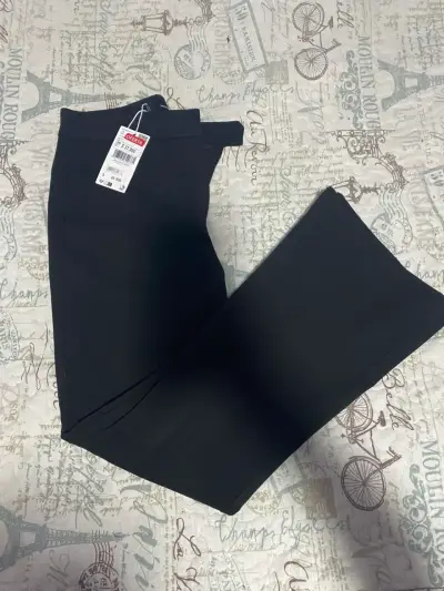 Pantalón negro de vestir Mango talla 36 - miniatura 1
