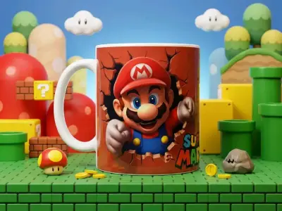 Taza de cerámica varios  diseño - miniatura 1