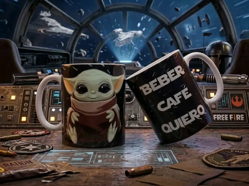 Tazas de cerámica con diseños florales y de animales - 6