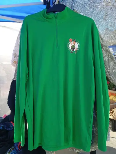 Polerón verde Boston Celtics NBA talla XL - miniatura 1