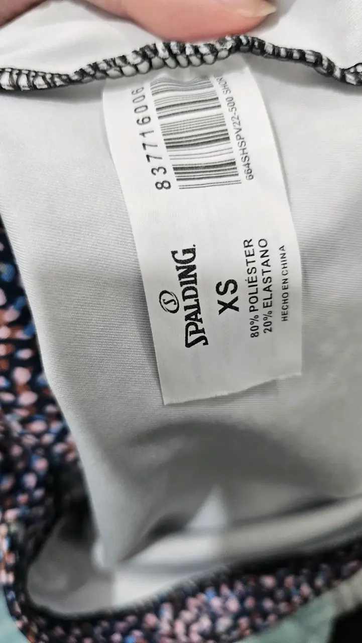 Short deportivo Spalding estampado XS - 3