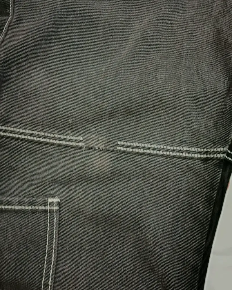 Pantalones de mezclilla negros Clusterman talla 46 - 5