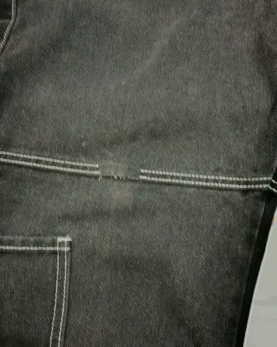 Pantalones de mezclilla negros Clusterman talla 46 - miniatura 5