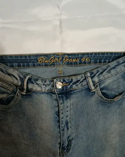 Jeans de mujer BluGirl desgastados talla 46 - miniatura 4