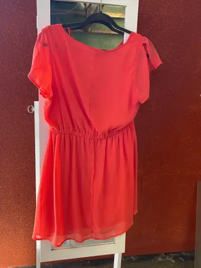 Vestido rojo corto Basement talla L - miniatura 3