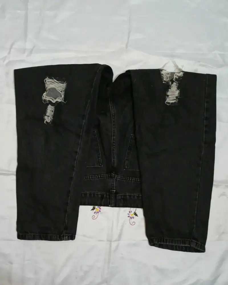 Jeans negros rasgados Dirty Jeans para hombre - 3