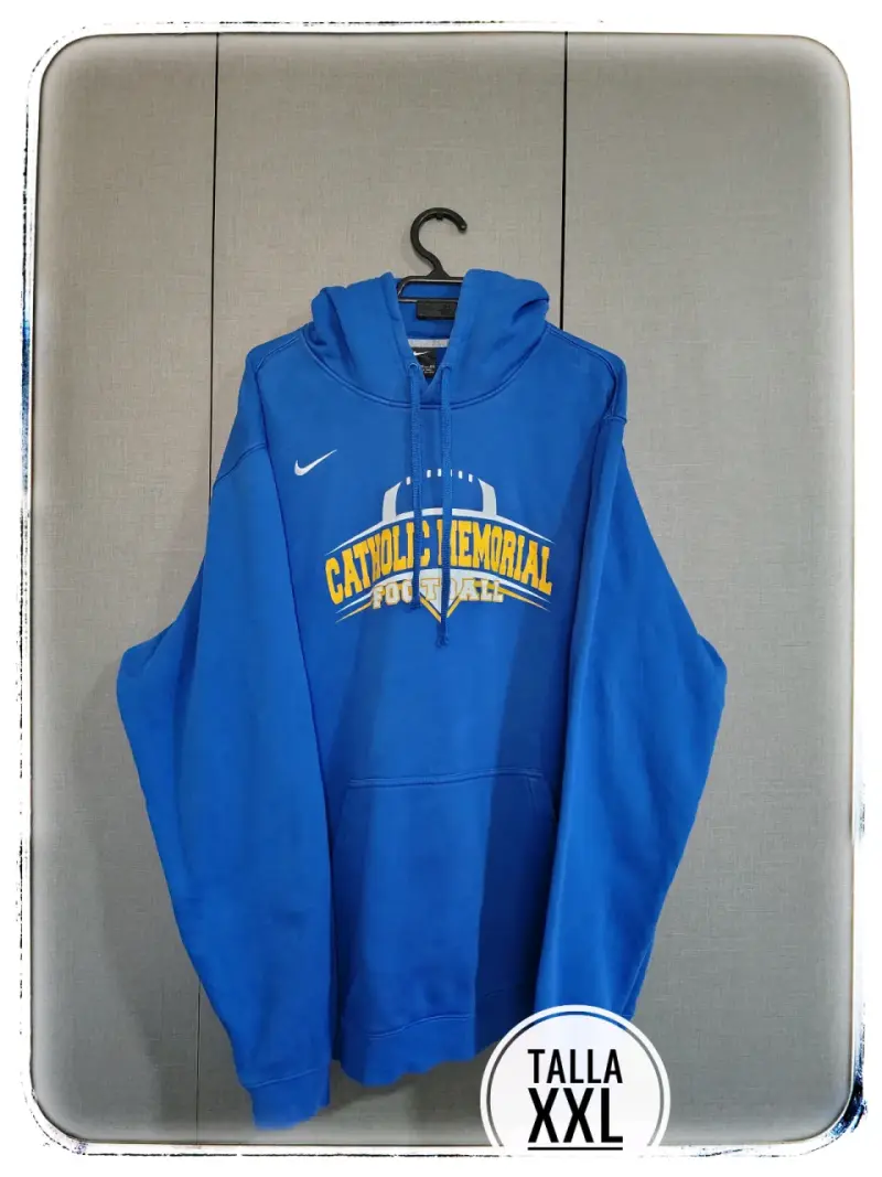 Polerón azul Nike talla XXL con logo deportivo - 1