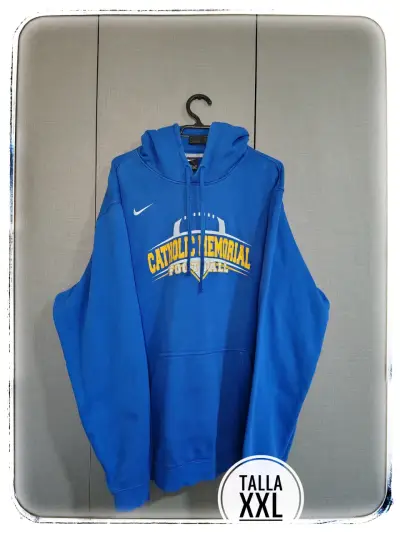 Polerón azul Nike talla XXL con logo deportivo - miniatura 1