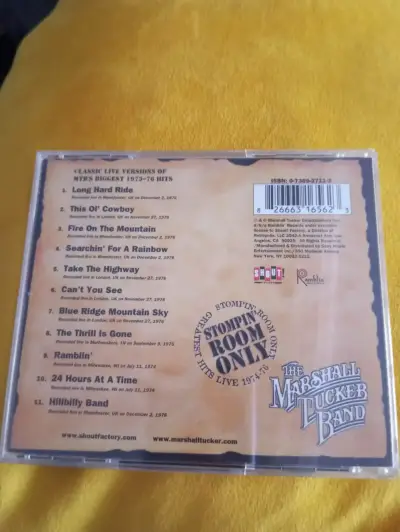 CD The Marshall Tucker Band Stompin' Room Only - miniatura 2