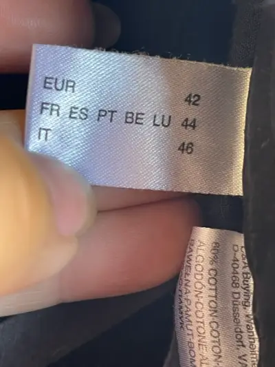 Pantalones negros con cierre de mujer talla 44 - miniatura 3