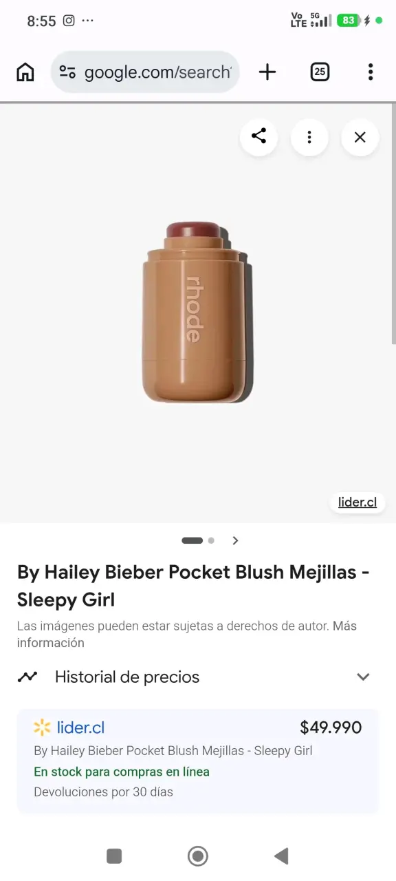 Rubor/Labial en Barra Rhode Sleepy Girl - 1