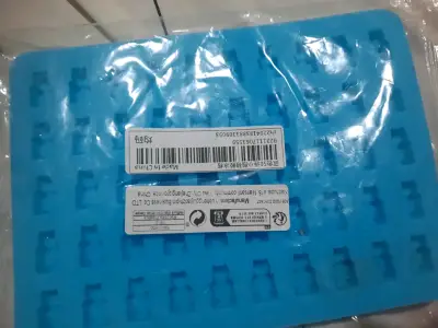 Molde de silicona azul con forma de ositos - miniatura 2