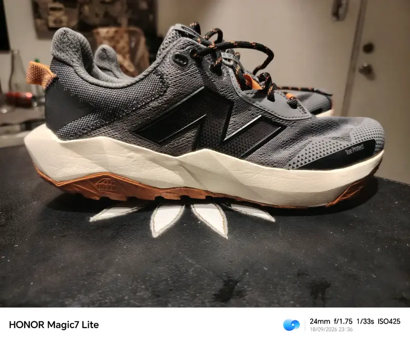 Zapatillas Trail Running Hombre Gris Naranja - 3
