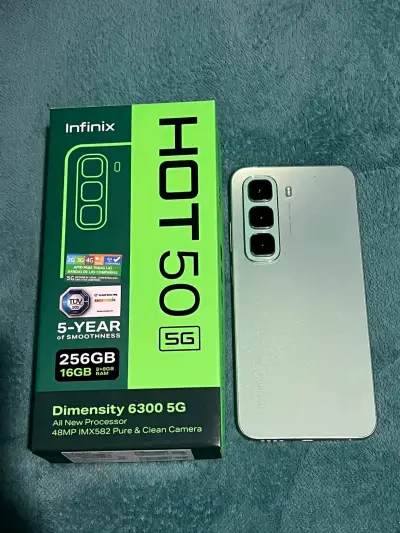 Infinix HOT 50 5G con 256GB y cámara 48MP - miniatura 1