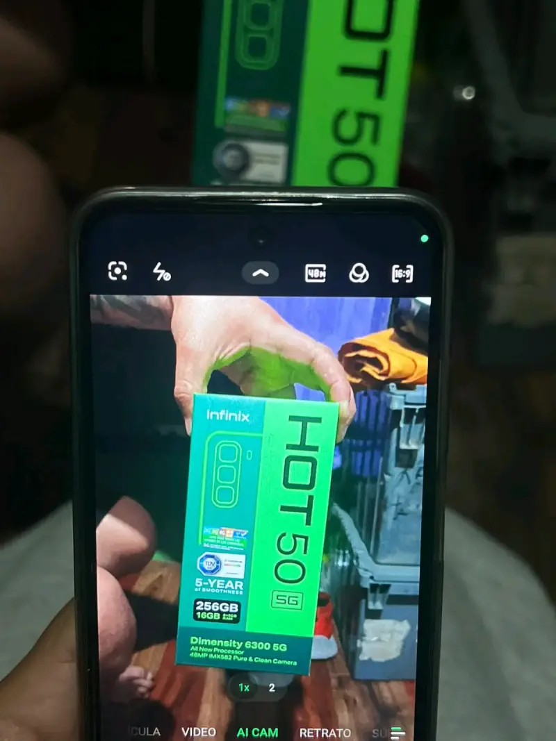 Infinix HOT 50 5G con 256GB y cámara 48MP - 4