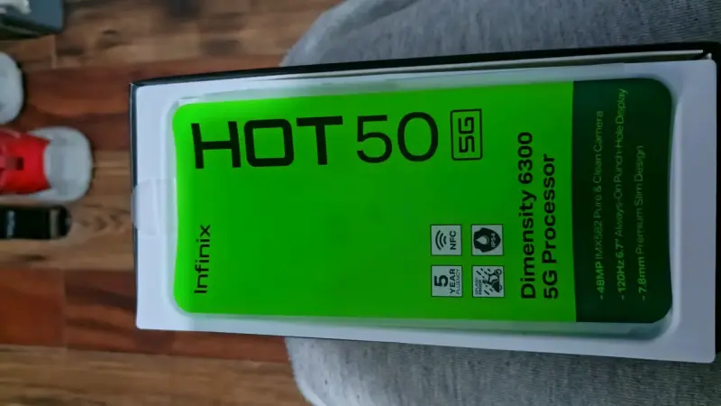 Infinix HOT 50 5G con 256GB y cámara 48MP - 6