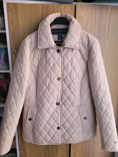 Chaqueta acolchada beige Tommy Hilfiger para mujer - miniatura 2