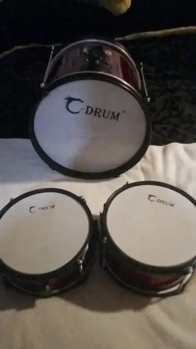 Set de tambores C-Drum rojo +aciento - miniatura 1