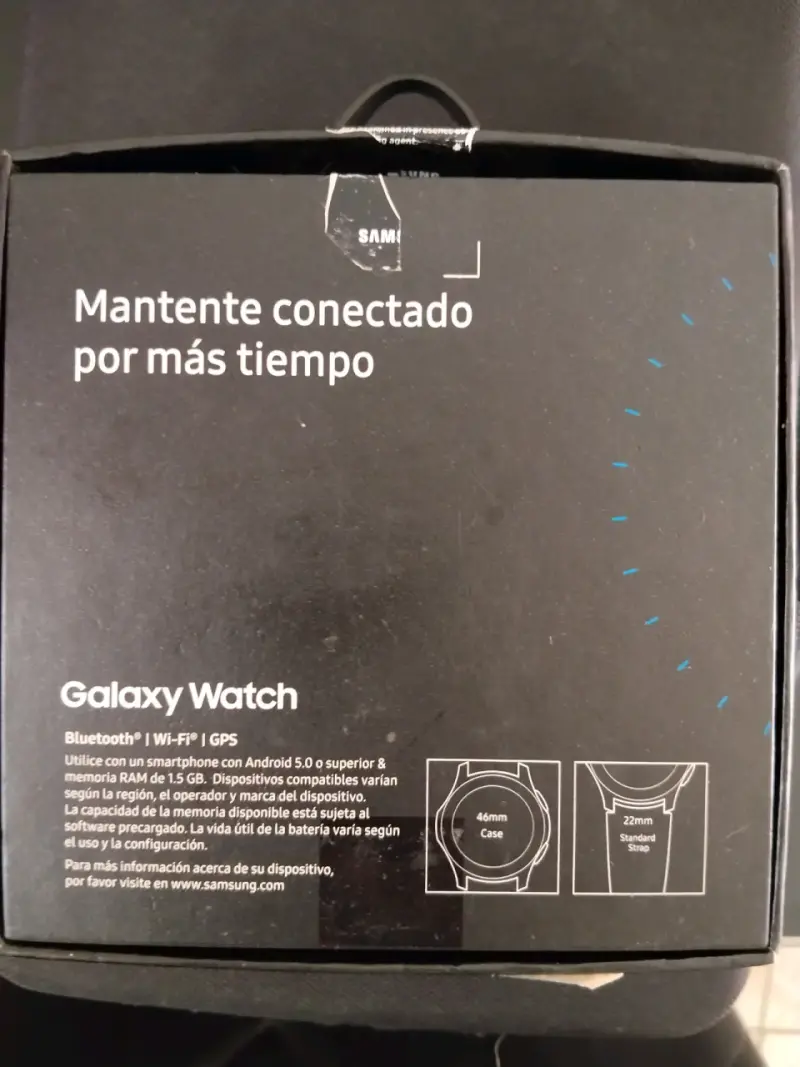 Samsung Galaxy Watch 46mm con Bluetooth - 5