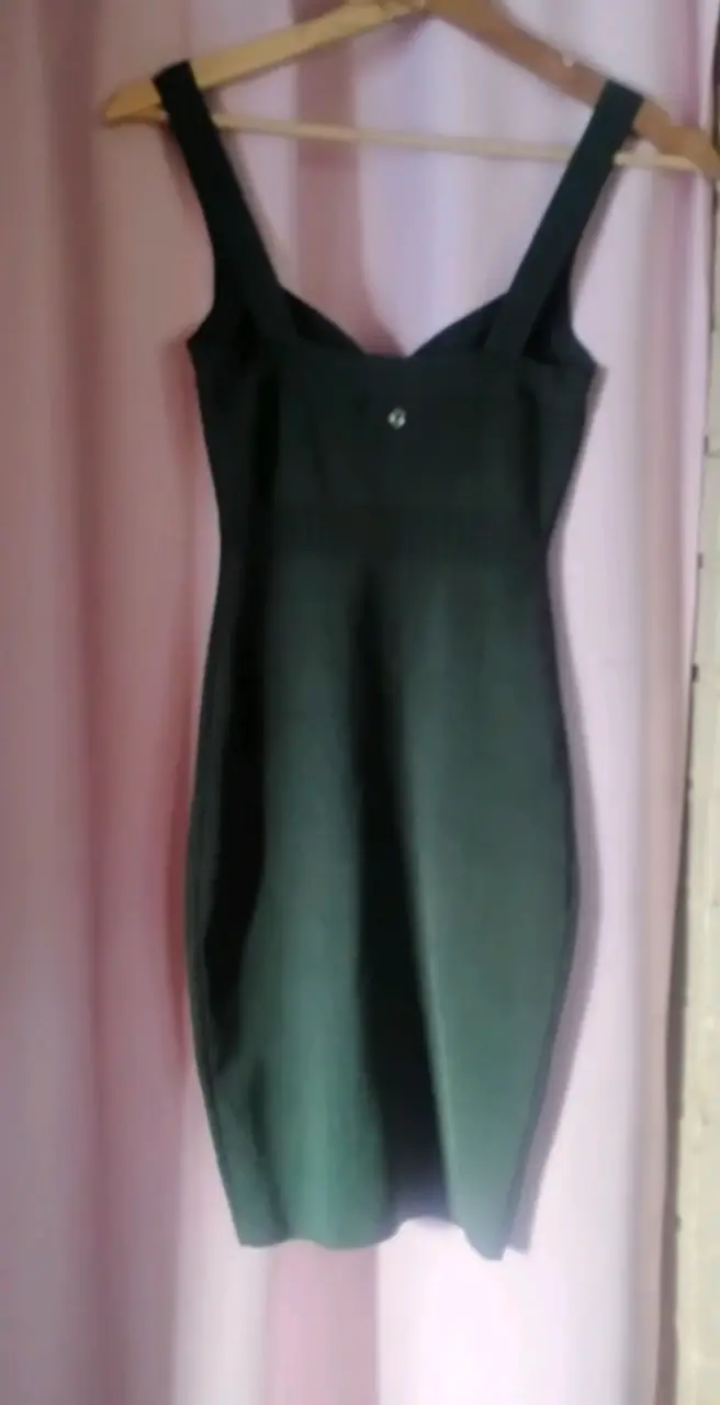 Vestido verde Guess ajustado talla XS - 3