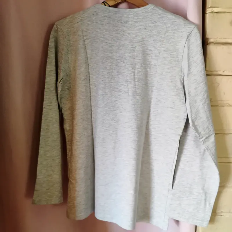 Polera manga larga gris MLT para niño - 2