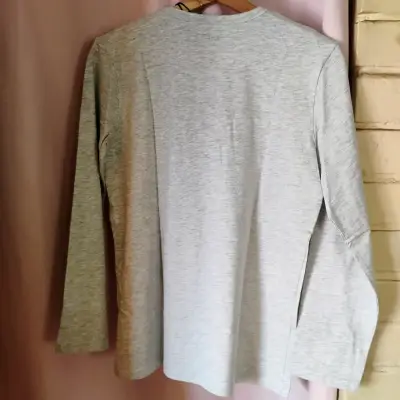 Polera manga larga gris MLT para niño - miniatura 2