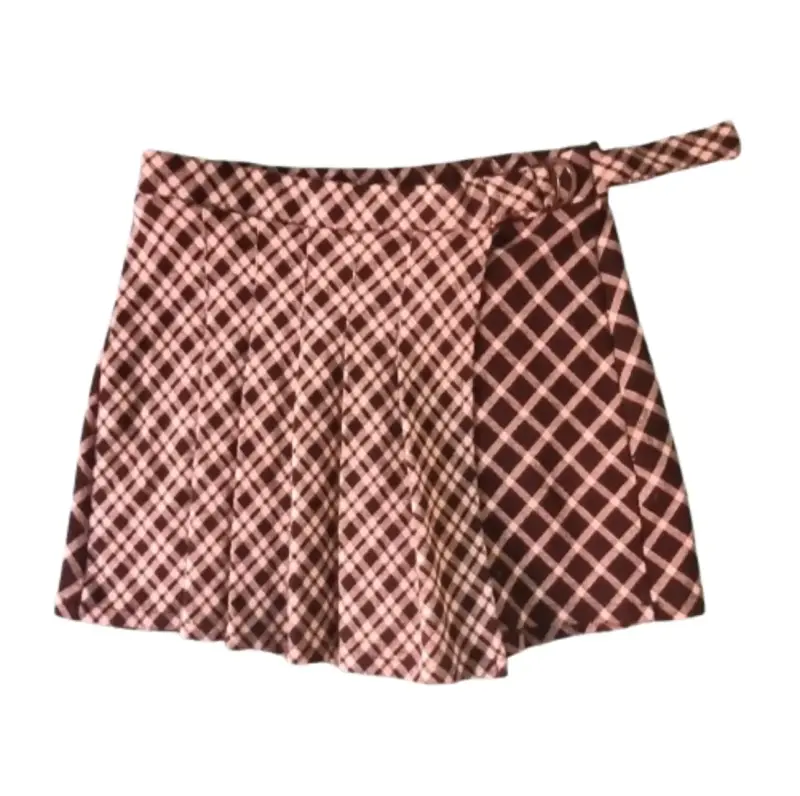 Falda corta a cuadros Zara para niña - 1