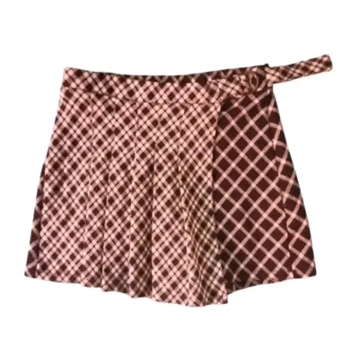 Falda corta a cuadros Zara para niña - miniatura 1