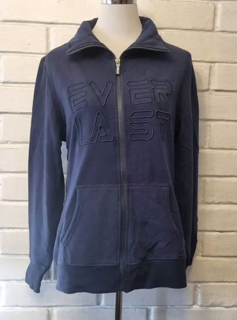 Polerón azul con cierre Everlast para mujer - 1