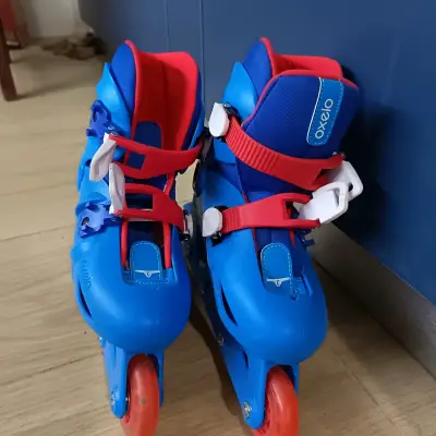Patines en línea para niños Oxelo Play 3 azul - miniatura 1