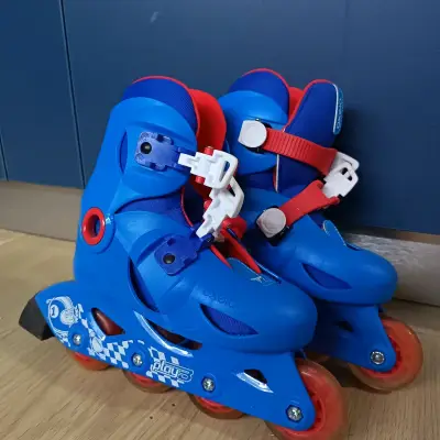 Patines en línea para niños Oxelo Play 3 azul - miniatura 2