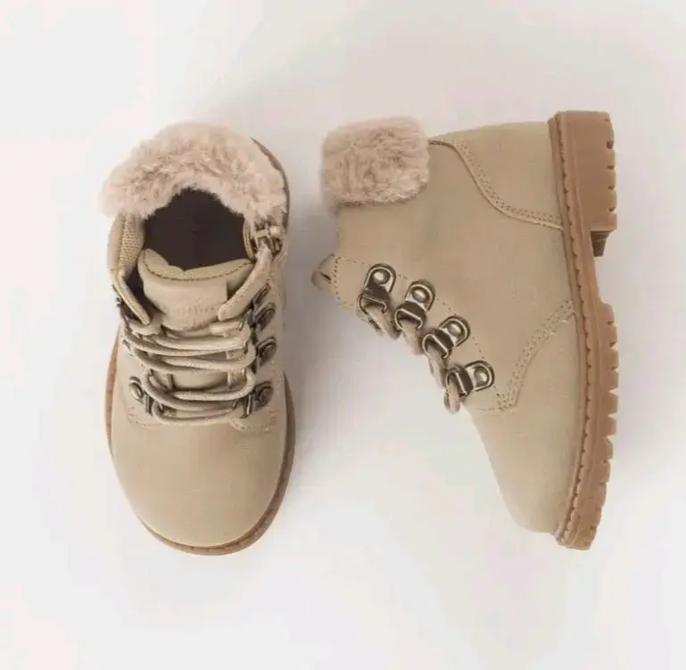 Botines beige con forro de lana Opaline - 2