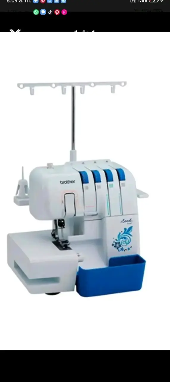 Máquina Overlock Brother 4 Hilos