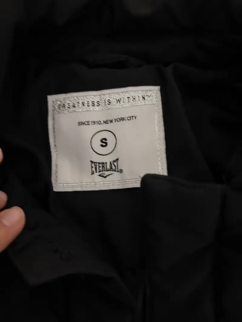 Chaqueta acolchada negra Everlast talla S - 2