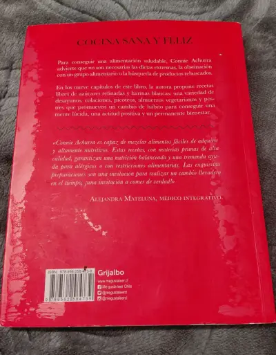 Libro Cocina Sana y Feliz de Connie Achurra - miniatura 2